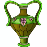 Green and pink cup