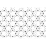 Hexagonal black and white wallpaper