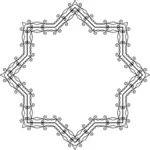 Wire frame vektor image