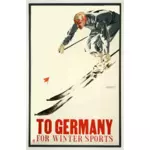 德国旅游促销传单的形象