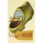 Holland vintage travel image