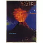 Poster epocă de călătorie din Mexic