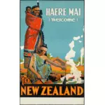 New Zealand tradisjonelle plakat