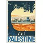 Cartel del viaje de Palestina