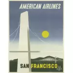 अमेरिकन एयरलाइंस विंटेज पोस्टर