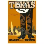 Рекламный плакат Техас