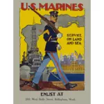 Vintage militer poster