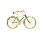 Vintage kultainen polkupyörä