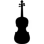 Violin vector silhouette