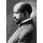 W. E. B. Du Bois porträtt painging vektorbild