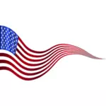 Wellig USA Flagge Banner ClipArts