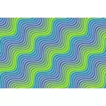 緑と青に波状の背景