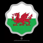 Флаг Уэльса в стикер