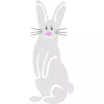Gray Easter bunny