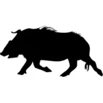Wild boar silhouette