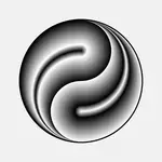 Prosta ilustracja, tradycyjny chiński symbol
