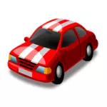 Vector clip art of sports vehicle