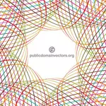 Colorful twisty lines vector