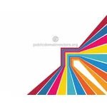 Background vector with colorful stripes