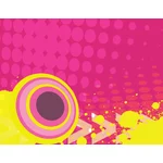 Grunge and halftone vector