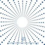 Bursting dots vector graphics