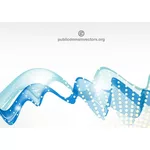 Glowing lines vector graphics