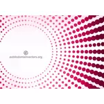 Crimson dots vector graphics