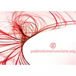Red lines vector graphics