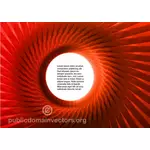 Abstract red swirl vector