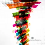 Abstract graphic background vector