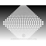 Abstract dots vector graphics