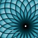 Blue flower vector design