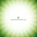 Green radial rays vector