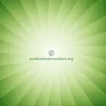 Green radial sun rays vector