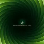 Green swirling background vector
