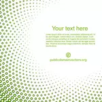 Green halftone pattern