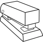 Vector clip art of stapler technical drawing