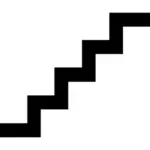 Merdiven işareti vektör görüntü