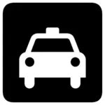 Taxi Schild Vektor-ClipArt