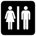 رسم ناقلات إشارة المراحيض من الذكور والإناث