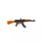 AK47 pistool vector afbeelding