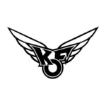 Illustration vectorielle de KF wings logo