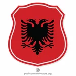Brasão de armas da bandeira albanesa