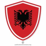 Crista da bandeira albanesa