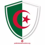 Algerische Flagge Wappen