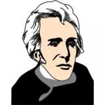 Thomas Jefferson vector image