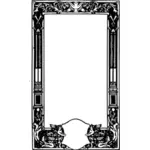 Black and white frame