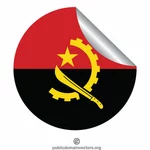 Angola vlag peeling sticker