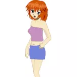 Anime lady image