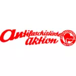 Логотип антифашистского движения в Германии векторные иллюстрации